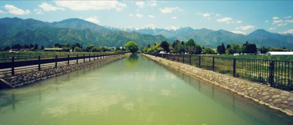 画像：安曇野随一の大水路