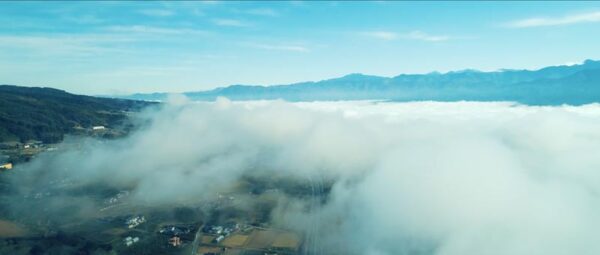 画像：朝霧（川霧）