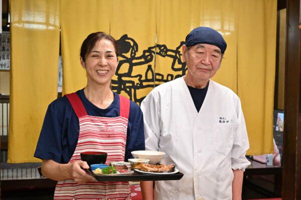 画像：満津田食堂 松田 道彦さん・真理子さん